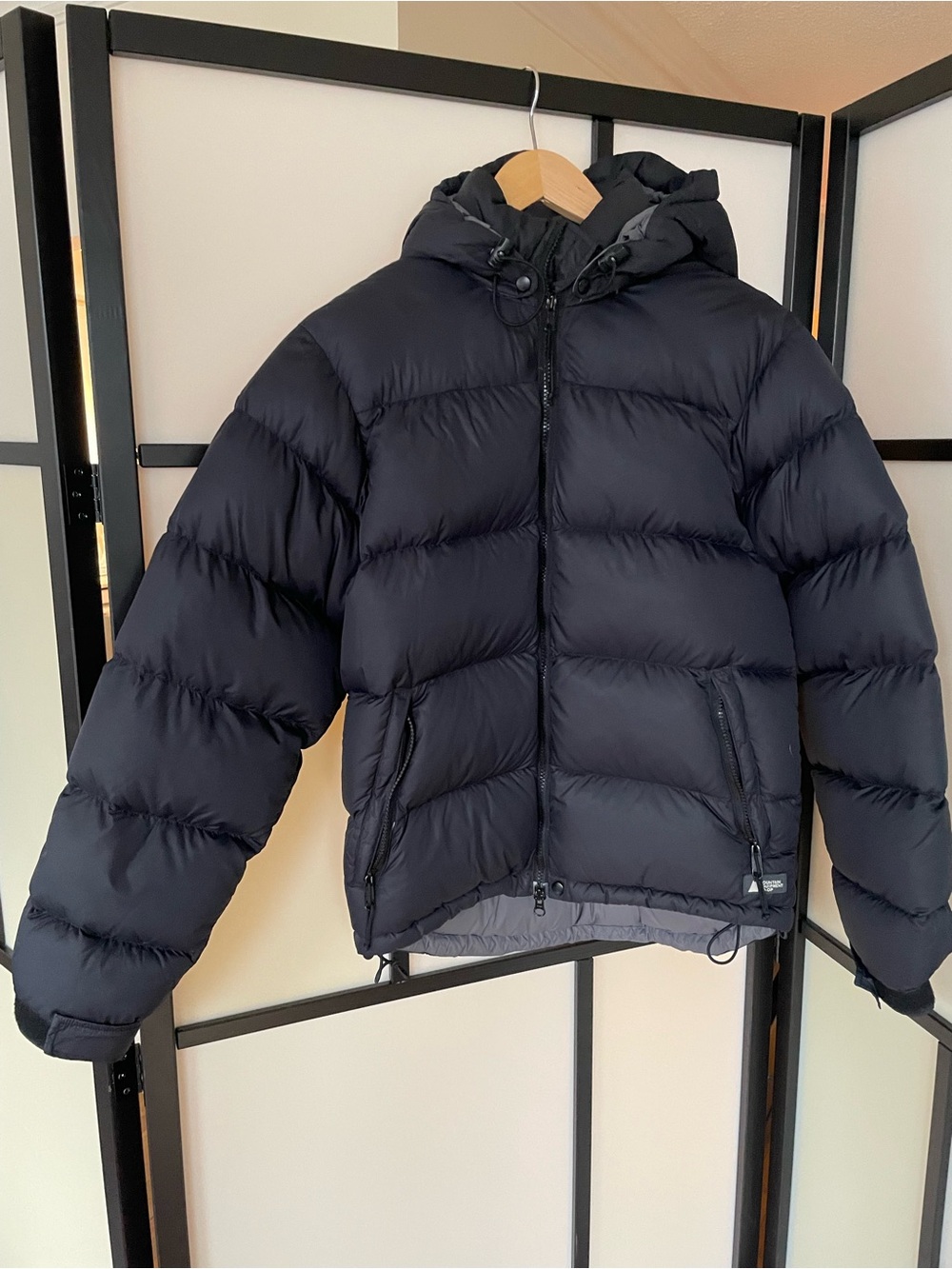 MEC Black Hooded Puffer Jacket